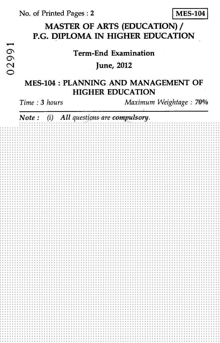 Research paper on education