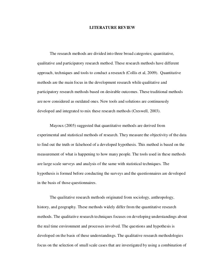 Term paper review