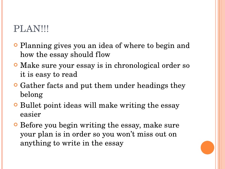 Write a great essay