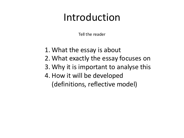 Write a reflective essay